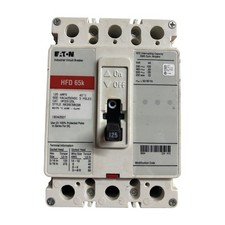 Eaton HFD3125L 125A 3-Pole 600V Industrial Circuit Breaker HFD 65k picture