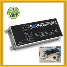 Soundstream ST4.1200D Stealth Series 1200W Class D 4-Channel Car Amplifier (NEW) picture