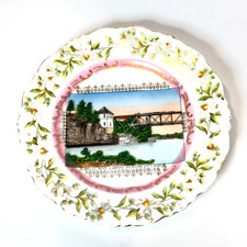 KILBOURN CITY Dells Landing Boat WI WISCONSIN  Souvenir China TRINKET DISH picture