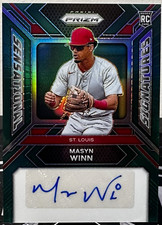 2024 Panini Prizm - Masyn Winn #SS-MW Sensational Signatures Green Prizm RC Auto picture