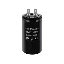 150uF MFD ±15% CD60 Motor Start Capacitor 250VAC 50/60Hz for Electric Motor... picture