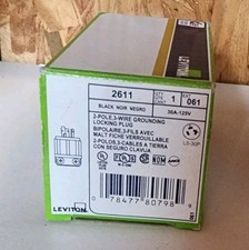 Leviton 2611  2 Pole 3 Wire Grounding 30A 125V New   picture