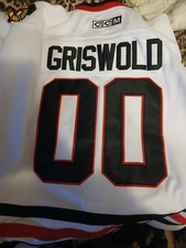 griswold blackhawks jersey 50 made by ccm brand new with tags. picture