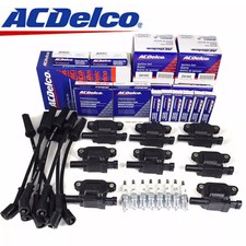 8PCS ACDELCO OEM UF413 Ignition Coil & 41-110 Spark Plug & 9748UU Wire For GMC picture