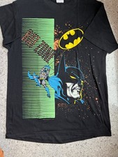 Vintage Single Stich Batman Bat Zone DC Comics T-Shirt 1988 picture
