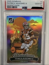 2025 Panini Donruss - Downtown Patrick Mahomes II PSA 10 #8 (100 Spot Break) picture