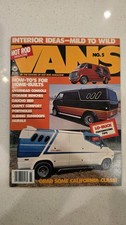 Vintage 1977 Hot Rod Magazine VANS No 5 Rene Russo CB Ad Custom Van Interiors picture
