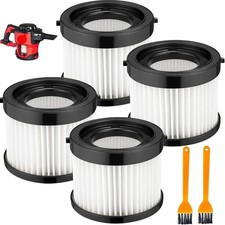 4 Pack 49-90-0160 Vacuum Filters for Milwaukee M18 Compact Vaccum, 0882-20 HEPA picture