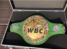 WBC World championship Belt.** Canelo  **WBO,IBF,WBA, ( Full Leather ) picture