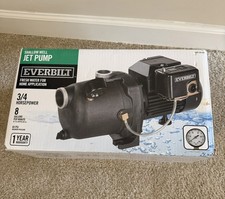 Everbilt 3/4 HP Cast Iron Convertible Deep Well Jet Pump DP370C picture