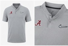 *RARE MENS LARGE NIKE COLLEGE FOOTBALL PLAYOFF ALABAMA CRIMSON TIDE BLADE POLO picture