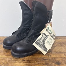 NEW BLACK LEATHER BELLEVILLE MILITARY TLS INFANTRY COMBAT BOOTS GORTEX 12.5 picture