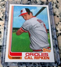 CAL RIPKEN JR. 2016 Reprint 1982 Topps Traded Rookie Card RC Champs Iron Man HOF picture