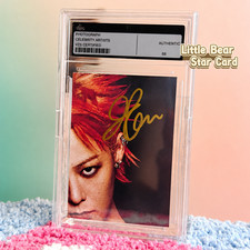 G Dragon BIGBANG Signed Photo Kpop Idol Korean Music Collectible Gift Fans picture