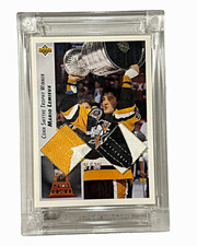 Game Worn 5/25 Dual Patch Mario Lemieux Jersey Fusion #436 Jersey picture