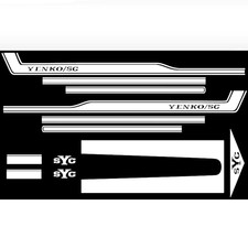 1969 Camaro Yenko SYC Complete Stripe Set - White picture