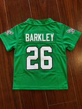 NWT Toddler Philadelphia Eagles Saquon Barkley Kelly Green Jersey #26 Stitched picture