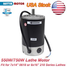 【USA】550W 750W Brushed Lathe Motor 6000rpm 110V For Lathe 210 8