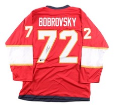 Sergei Bobrovsky Florida Signed Red Hockey Jersey BAS picture