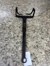 Vintage Handforged Wrought Iron Fireplace Bread Toaster. 13.5x5.5