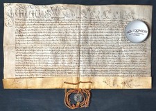 Pope Innocent X: Papal Bull with Lead Seal and Chord picture