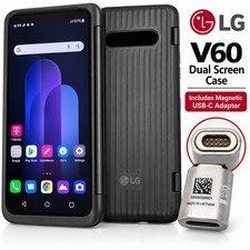 LG V60 Dual Screen Case LM-V605N + Magnetic USB-C Adapter Genuine OEM picture