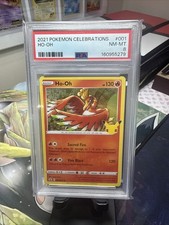 2021 POKEMON CELEBRATIONS #001 HO-OH PSA 8 picture