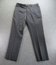 INCOTEX Dress Pants Mens 34x30 Gray Super 100s Wool Classic Fit Portugal picture