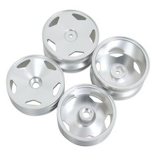 Aluminum Front/Rear Star Dish Wheels Rim For Tamiya DT02 DT03 Off-road picture