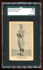 1917 H801-8 Boston Store #99 Duffy Lewis SGC 4 VG-EX Boston Red Sox picture