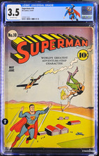 Superman #10 DC Comics 1941 CGC 3.5 Superheroes Jerry Siegel picture