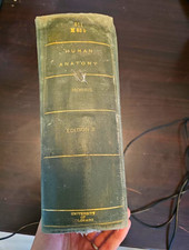 1903 Morris Human Anatomy 3rd Ed Antique Medical Book 846 Illustrations picture