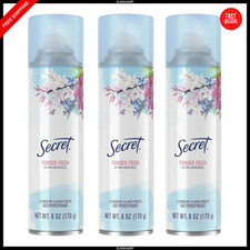 Secret POWDER FRESH 24HR Aerosol Antiperspirant Deodorant Spray 6oz, 3 Cans picture