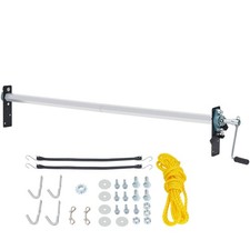 Uimoso Manual Hand Crank Tarp Roller Kit for Dump Trailers, Adjustable 64