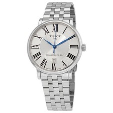 Tissot Carson Powermatic 80 Automatic Silver Dial Men's Watch T122.407.11.033.00 picture