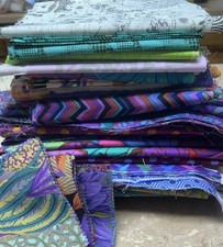 LOT 5+ lbs 18+ yds. KAFFE  FASSETT, TULA & FREE SPIRIT Cotton fabric Pieces READ picture