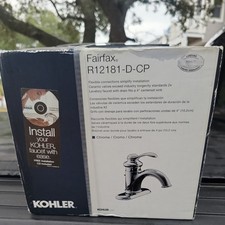 Kohler Fairfax Lavatory Faucet 12181-D-CP Polished Chrome New AND SEALED picture