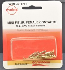 Molex GC Waldom WMF-3917FT 18-24 AWG Female Contacts 39-00-0039 picture