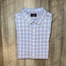 UNTUCKit Moravia Plaid Slim Fit Wrinkle Free Long Sleeve Button Down - Large picture
