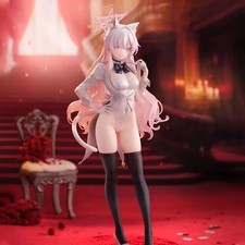Blue Archive Cat Ear Girl Crystal Figure Anime Model Standing Ornament Toy Gift picture