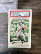 1997 donruss signature edgardo alfonzo. millennium marks psa/dna certified psa 6 picture