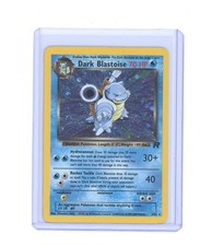 2000 Team Rocket Dark Blastoise 3/82 Holo Rare Holo Pokemon Card HP picture