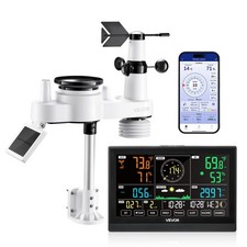 VEVOR 7-in-1 Wi-Fi Weather Station 7.5-Inch VA Display Wireless Outdoor Sensor picture