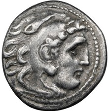 Alexander the Great III 336-323 BC, Kingdom of Macedon AR Drachm Coin, NGC Ch VF picture