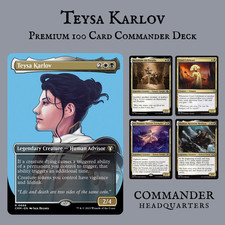 Teysa Karlov Commander Deck - Double Death Triggers - Sacrifice - CUSTOM EDH MTG picture