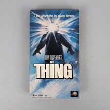 The Thing VHS 1982 John Carpenter MCA Universal Horror Sci-Fi - picture