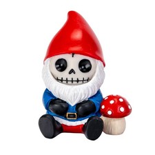 PT FurryBones Gnomeo the Gnome Skull Resin Mini Figure picture