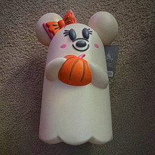Disney Minnie Mouse Ghost Halloween Light-Up Lamp with Pumpkin picture