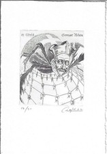 JÜRGEN CZASCHKA: Exlibris für Gernot Blum, 