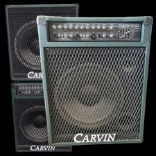 Carvin AG100D + 112AG Acoustic Guitar/Keyboard Amp/PA Set Combo +Carry Bags XLNT picture
